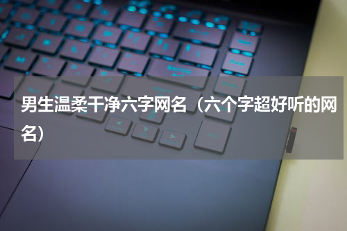 男生温柔干净六字网名（六个字超好听的网名）