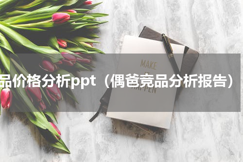 竞品价格分析ppt（偶爸竞品分析报告）