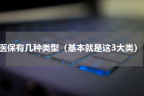 医保有几种类型（基本就是这3大类）