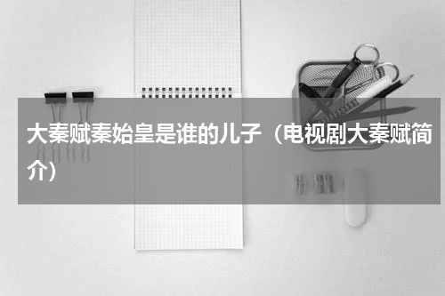 大秦赋秦始皇是谁的儿子（电视剧大秦赋简介）