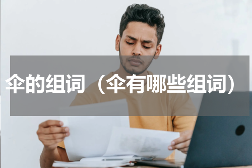 伞的组词（伞有哪些组词）