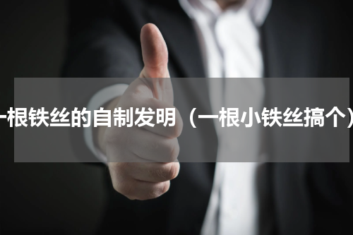 一根铁丝的自制发明（一根小铁丝搞个）