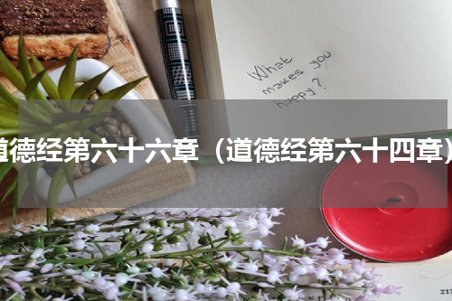 道德经第六十六章（道德经第六十四章）