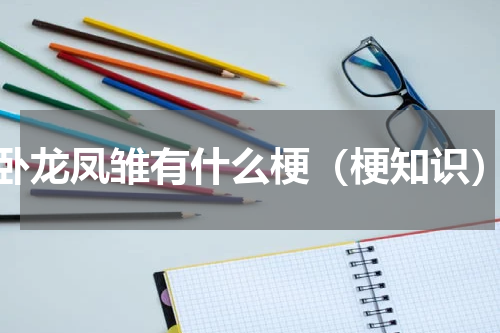 卧龙凤雏有什么梗（梗知识）