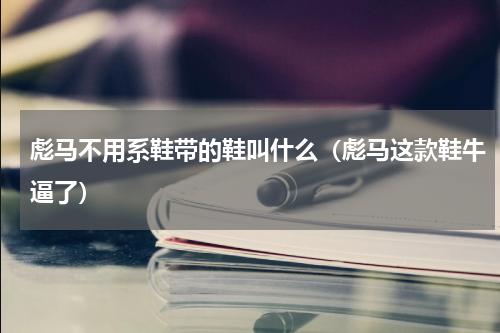 彪马不用系鞋带的鞋叫什么（彪马这款鞋牛逼了）