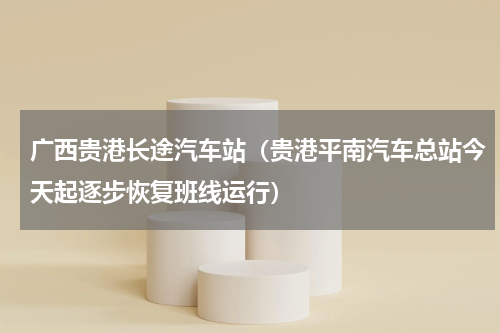 广西贵港长途汽车站（贵港平南汽车总站今天起逐步恢复班线运行）