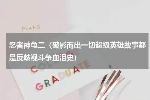 忍者神龟二（破影而出一切超级英雄故事都是反歧视斗争血泪史）