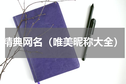 精典网名（唯美昵称大全）