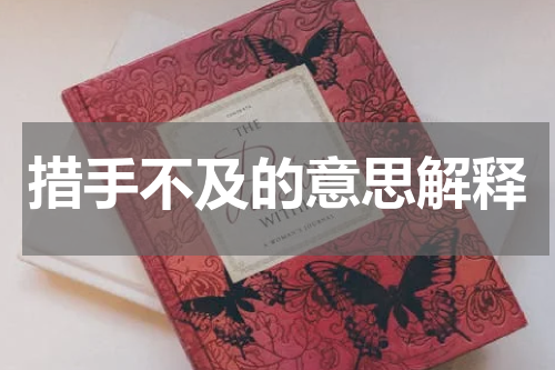 措手不及的意思解释