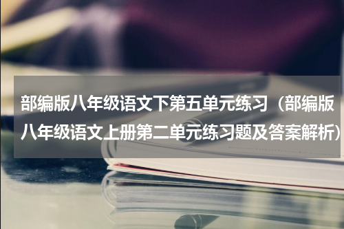 部编版八年级语文下第五单元练习（部编版八年级语文上册第二单元练习题及答案解析）