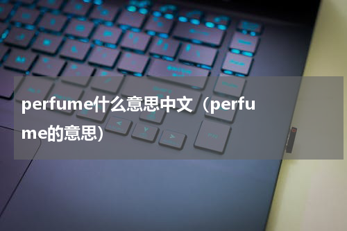 perfume什么意思中文（perfume的意思）