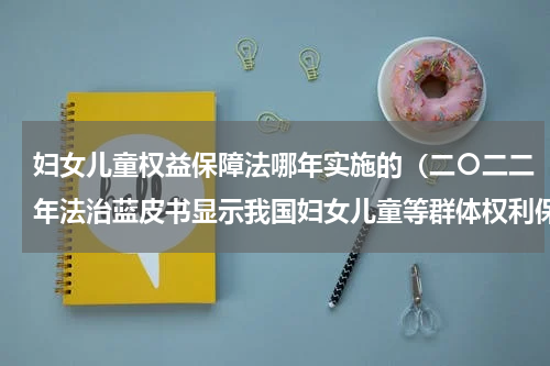 妇女儿童权益保障法哪年实施的（二〇二二年法治蓝皮书显示我国妇女儿童等群体权利保障有序推进）