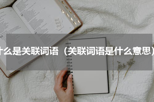 什么是关联词语（关联词语是什么意思）