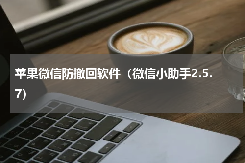 苹果微信防撤回软件（微信小助手2.5.7）