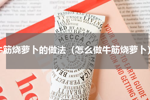 牛筋烧萝卜的做法（怎么做牛筋烧萝卜）