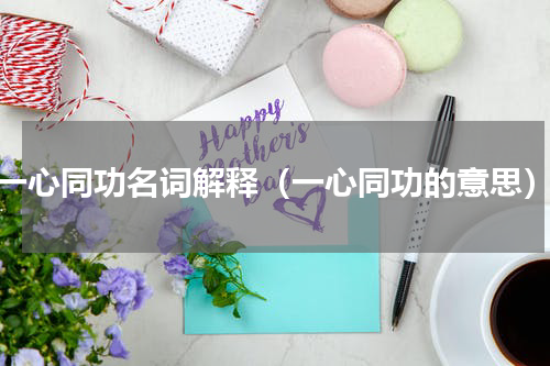 一心同功名词解释（一心同功的意思）