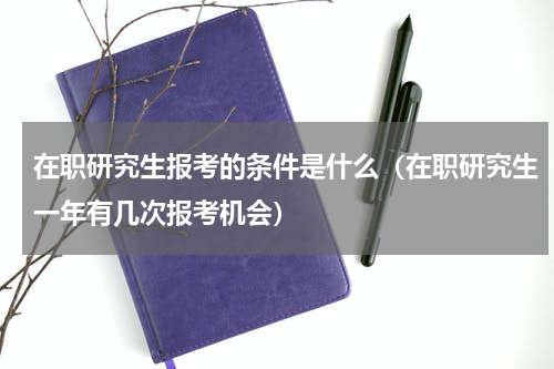 在职研究生报考的条件是什么（在职研究生一年有几次报考机会）