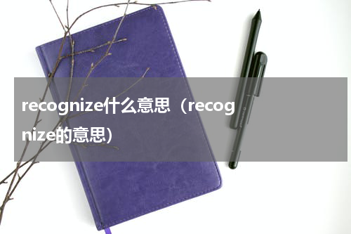 recognize什么意思（recognize的意思）