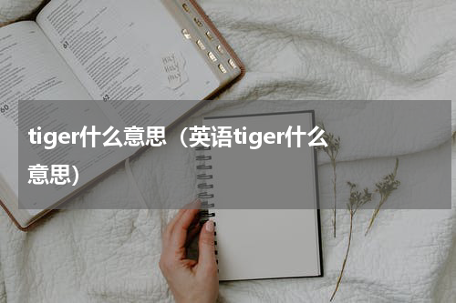 tiger什么意思（英语tiger什么意思）