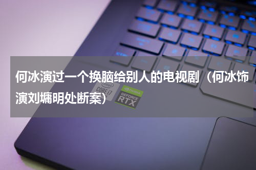 何冰演过一个换脑给别人的电视剧（何冰饰演刘墉明处断案）