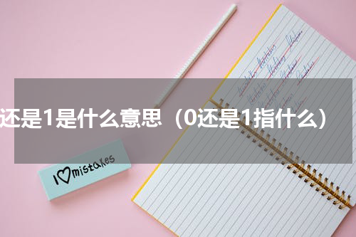 0还是1是什么意思（0还是1指什么）