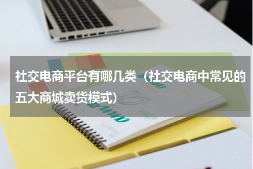 社交电商平台有哪几类（社交电商中常见的五大商城卖货模式）