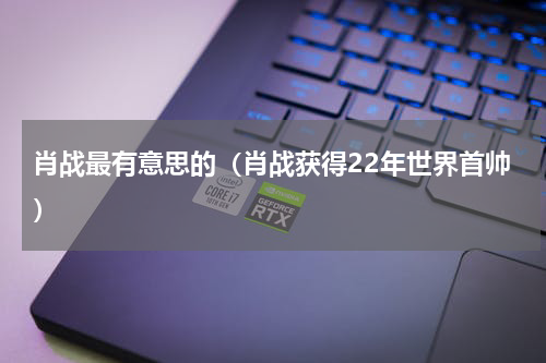 肖战最有意思的（肖战获得22年世界首帅）