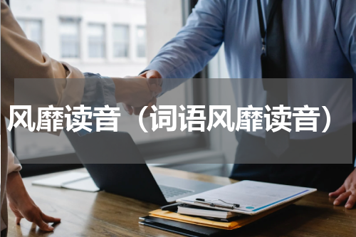 风靡读音（词语风靡读音）