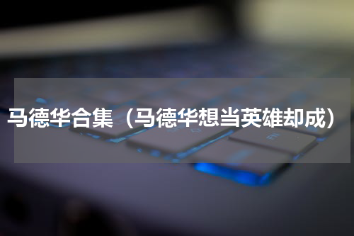 马德华合集（马德华想当英雄却成）