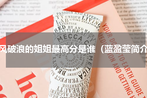 乘风破浪的姐姐最高分是谁（蓝盈莹简介）