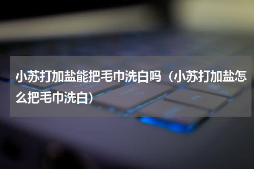 小苏打加盐能把毛巾洗白吗（小苏打加盐怎么把毛巾洗白）