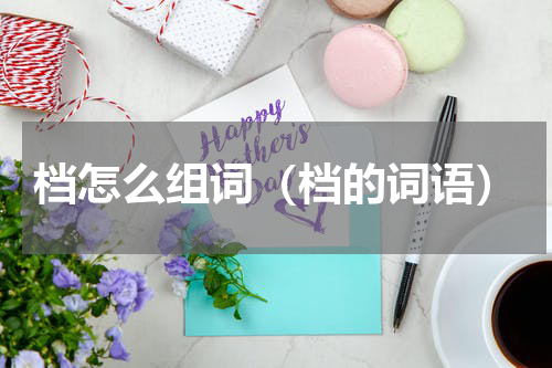 档怎么组词（档的词语）