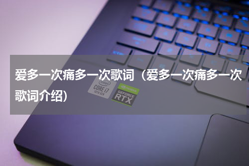 爱多一次痛多一次歌词（爱多一次痛多一次歌词介绍）