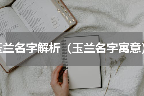 玉兰名字解析（玉兰名字寓意）
