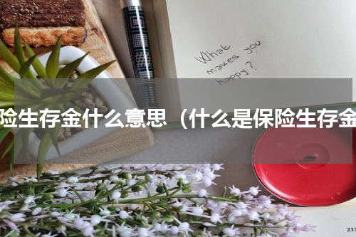 保险生存金什么意思（什么是保险生存金）