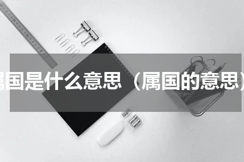 属国是什么意思（属国的意思）