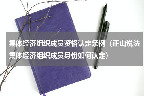 集体经济组织成员资格认定条例（正山说法集体经济组织成员身份如何认定）