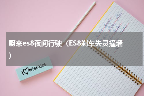 蔚来es8夜间行驶（ES8刹车失灵撞墙）