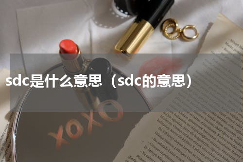 sdc是什么意思（sdc的意思）
