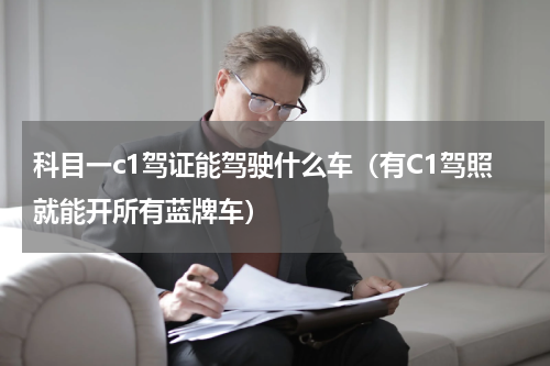 科目一c1驾证能驾驶什么车（有C1驾照就能开所有蓝牌车）