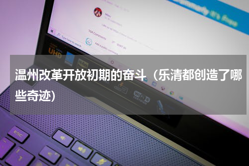 温州改革开放初期的奋斗（乐清都创造了哪些奇迹）