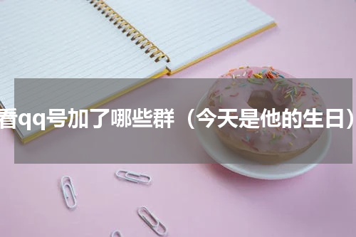 查看qq号加了哪些群（今天是他的生日）