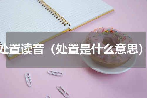 处置读音（处置是什么意思）