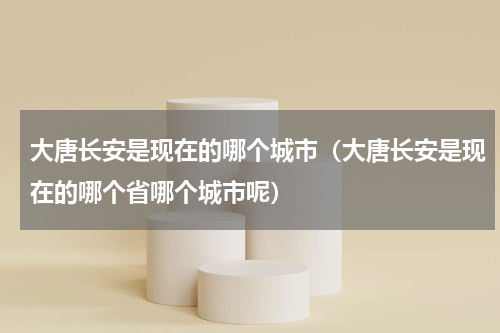 大唐长安是现在的哪个城市（大唐长安是现在的哪个省哪个城市呢）