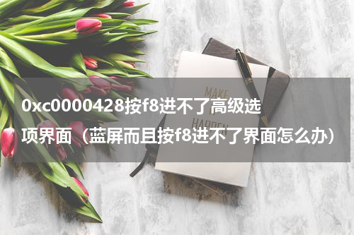 0xc0000428按f8进不了高级选项界面（蓝屏而且按f8进不了界面怎么办）