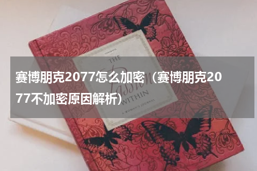 赛博朋克2077怎么加密（赛博朋克2077不加密原因解析）