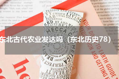 东北古代农业发达吗（东北历史78）