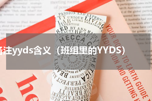 备注yyds含义（班组里的YYDS）