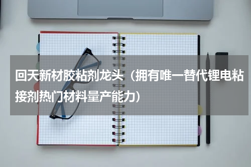 回天新材胶粘剂龙头（拥有唯一替代锂电粘接剂热门材料量产能力）