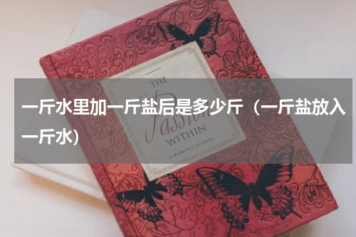 一斤水里加一斤盐后是多少斤（一斤盐放入一斤水）